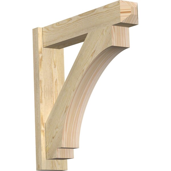 Ekena Millwork Imperial Rough Sawn Craftsman Outlooker, Douglas Fir, 6"W x 28"D x 28"H OUT06X28X28IMP04RDF - main